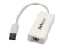 StarTech.com USB 3.0 to Gigabit Ethernet Adapter NIC w/ USB Port (White) - Vänster vinkel