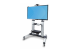 StarTech.com Rolling TV Cart/Stand On Wheels, Up to 100inch/220lb Screens - Höger vinkel