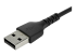 StarTech.com 2 m USB 2.0 till USB-C-kabel -&nbsp;svart&nbsp; - Närbild