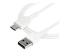 StarTech.com 1 m USB 2.0 till USB-C-kabel -&nbsp;vit - Höger vinkel