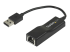 StarTech.com USB 2.0 till 10/100 Mbps Ethernet-nätverksadapterdongel - Vänster vinkel