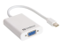 Sandberg Adapter MiniDP>VGA+Audio - Vänster vinkel