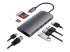 Satechi Aluminum Multi-Port Adapter V2 - Vänster vinkel