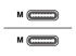 EPOS - USB-kabel - 24 pin USB-C (hane) till 24 pin USB-C (hane) - Framsidan