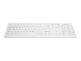 ACTIVE KEY Hygiene Desktop Keyboard Wireless White Nordic